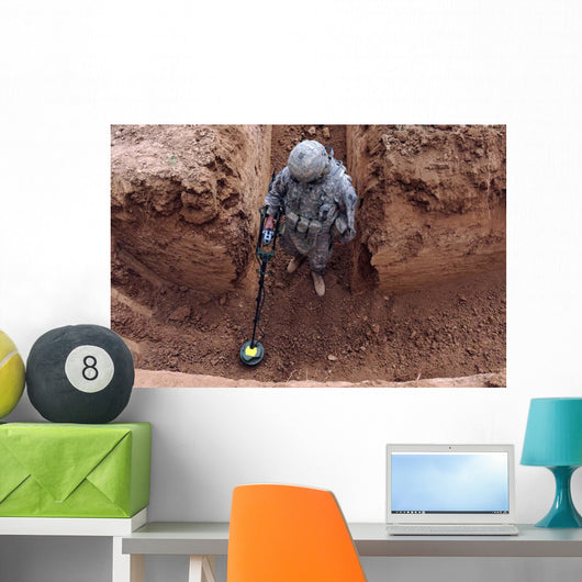 Us Army Specialist Searches Wall Decal