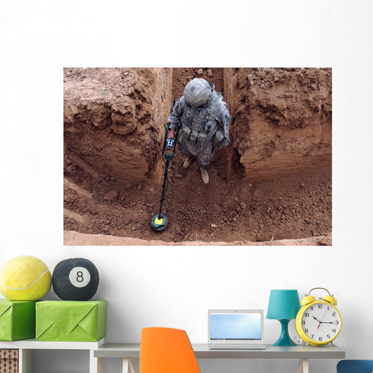Us Army Specialist Searches Wall Decal