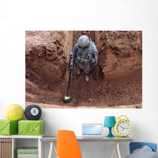 Us Army Specialist Searches Wall Decal