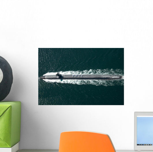 Aerial Sailors Lined up Wall Decal