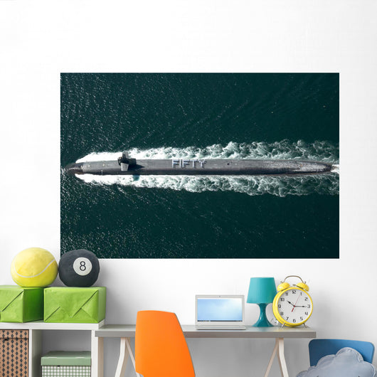 Aerial Sailors Lined up Wall Decal
