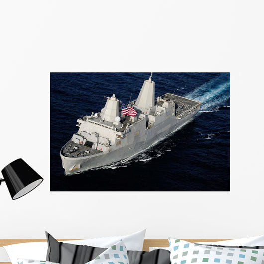 Amphibious Transport Dock Ship Wall Decal