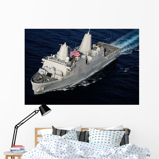Amphibious Transport Dock Ship Wall Decal