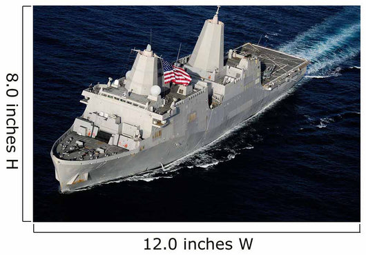 Amphibious Transport Dock Ship Wall Decal