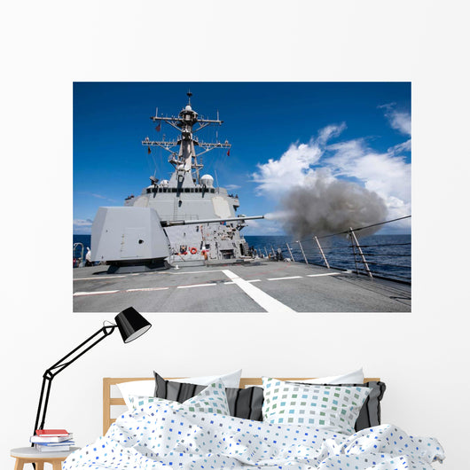 Guided-missile Destroyer Uss Pinckney Wall Decal