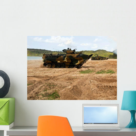 Korean Amphibious Assault Vehicles Wall Decal