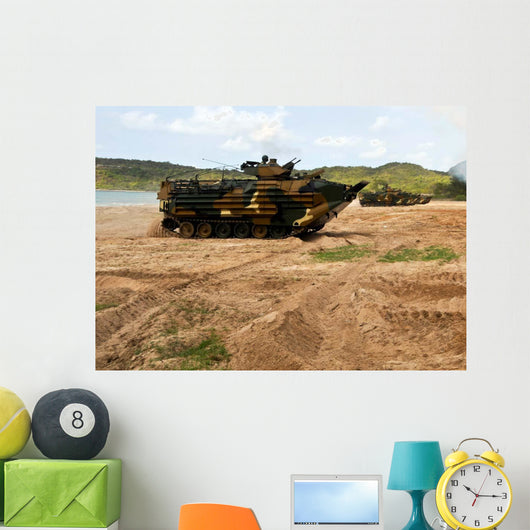 Korean Amphibious Assault Vehicles Wall Decal