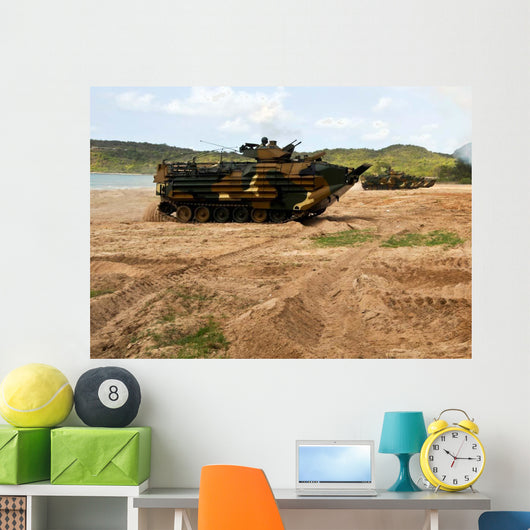 Korean Amphibious Assault Vehicles Wall Decal
