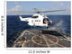 Helicopter Lands aboard Arleigh Wall Decal