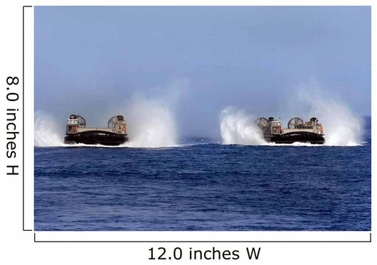Landing Craft Air Cushion Wall Decal Design 4