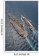 Aerial Aircraft Carrier Uss Wall Decal Design 1