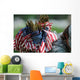 Army Soldier's Backpack Overflows Wall Decal