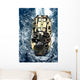 Amphibious Assault Vehicle Navigates Wall Decal
