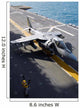 Av-8b Harrier Taxis Forward Wall Decal