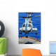 Ch-46e Sea Knight Helicopter Wall Decal Design 1