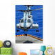 Ch-46e Sea Knight Helicopter Wall Decal Design 1