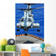 Ch-46e Sea Knight Helicopter Wall Decal Design 1