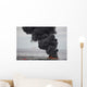 Gathered Concentrated Oil Burns Wall Decal