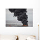 Gathered Concentrated Oil Burns Wall Decal