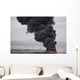 Gathered Concentrated Oil Burns Wall Decal