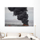 Gathered Concentrated Oil Burns Wall Decal