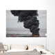 Gathered Concentrated Oil Burns Wall Decal