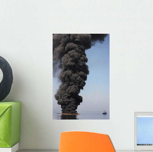 Dark Clouds Smoke and Wall Decal Design 1