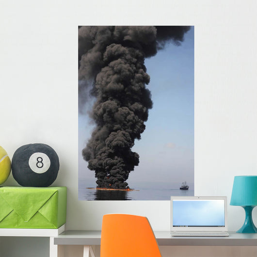 Dark Clouds Smoke and Wall Decal Design 1