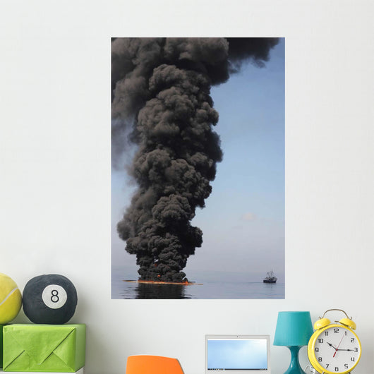 Dark Clouds Smoke and Wall Decal Design 1