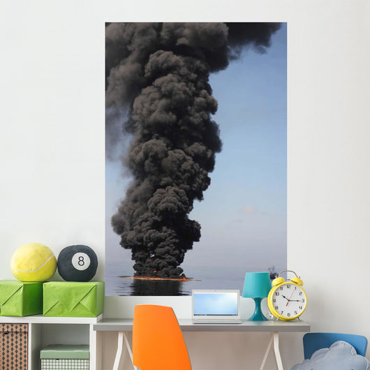 Dark Clouds Smoke and Wall Decal Design 1