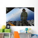 Airman Observes Waters Gulf Wall Decal