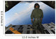 Airman Observes Waters Gulf Wall Decal