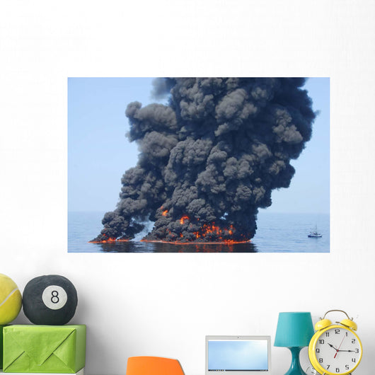 Dark Clouds Smoke and Wall Decal Design 3