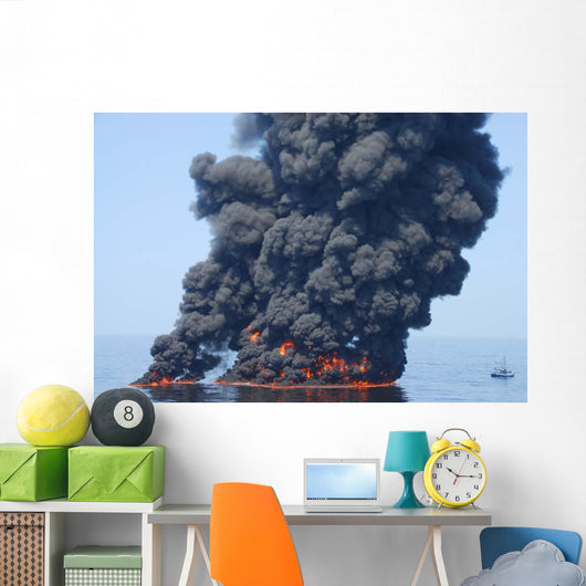Dark Clouds Smoke and Wall Decal Design 3
