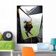 Paratrooper Executes Airborne Jump Wall Decal