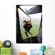 Paratrooper Executes Airborne Jump Wall Decal