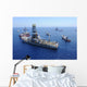 Flaring Operations Conducted Drillship Wall Decal