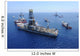 Flaring Operations Conducted Drillship Wall Decal