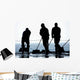 Sailors Sweep out Hangar Wall Decal