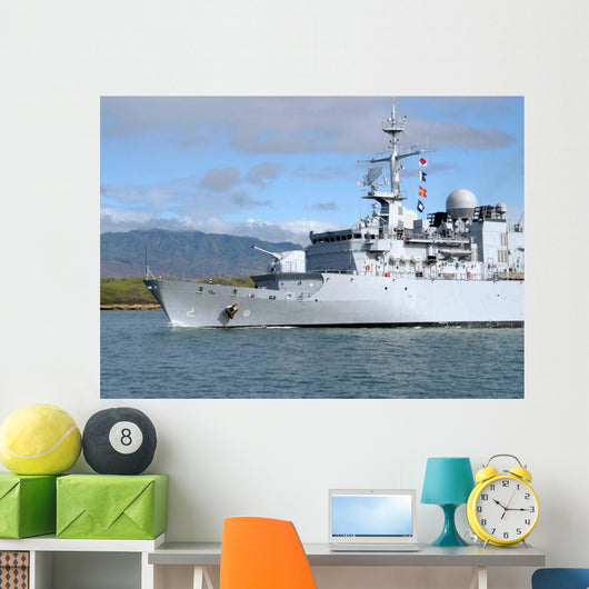 French Navy Frigate Fs Wall Decal