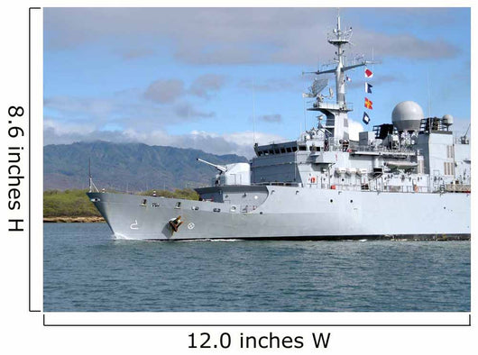 French Navy Frigate Fs Wall Decal
