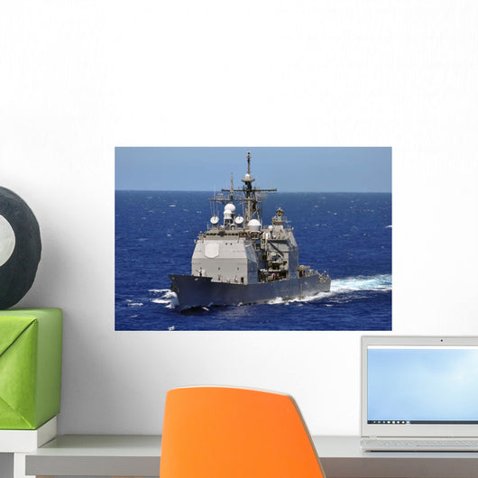 Guided-missile Cruiser Uss Chancellorsville Wall Decal