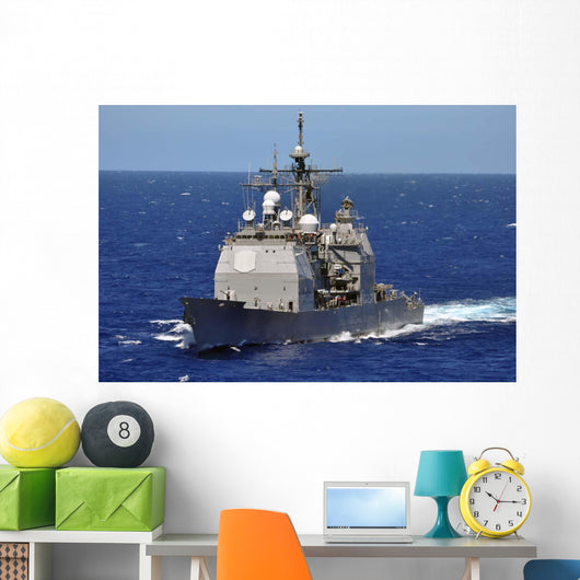 Guided-missile Cruiser Uss Chancellorsville Wall Decal