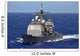 Guided-missile Cruiser Uss Chancellorsville Wall Decal