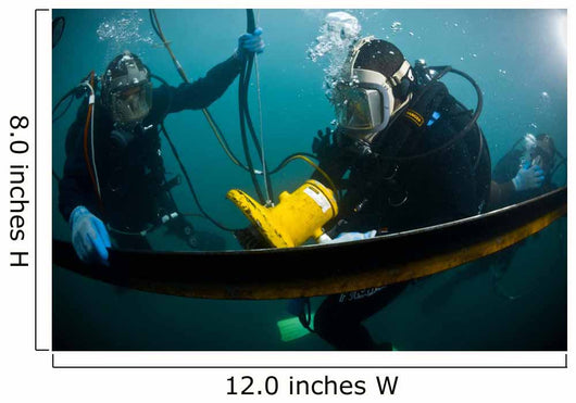Us Navy Diver Instructs Wall Decal