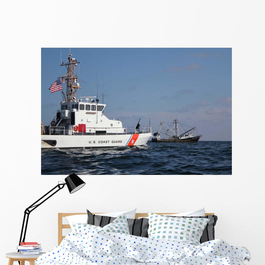 Us Coast Guard Cutter Wall Decal Design 4