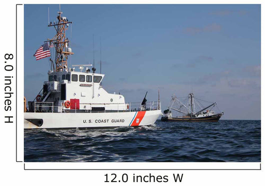 Us Coast Guard Cutter Wall Decal Design 4