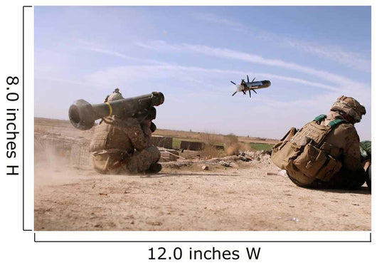 Us Marine Fires Javelin Wall Decal