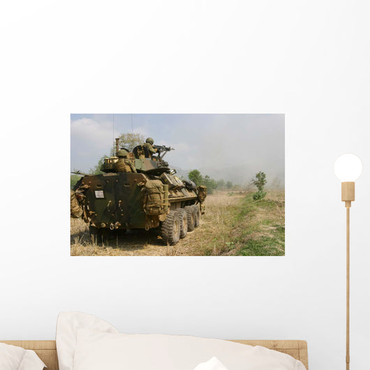 Us Marine Uses M-240b Wall Decal