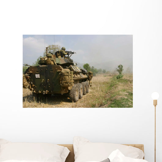 Us Marine Uses M-240b Wall Decal